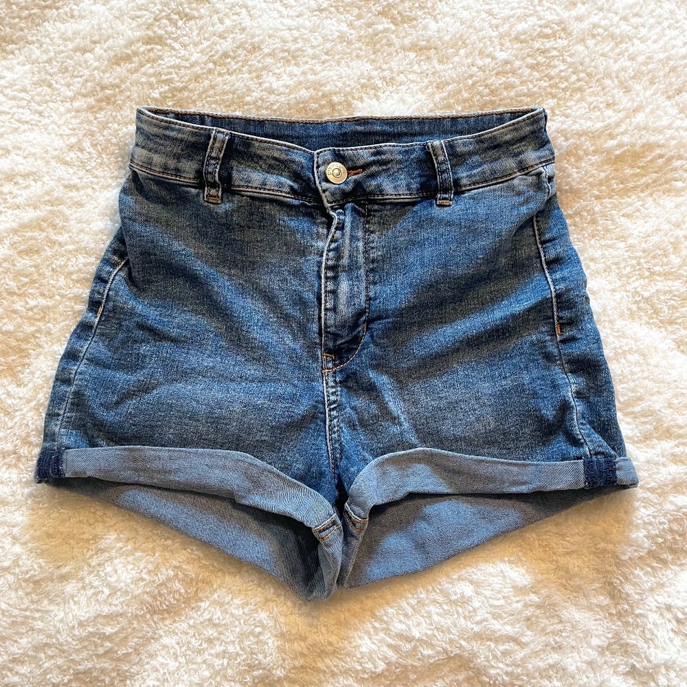 Women's HighWaisted Denim Shorts - 26 inches